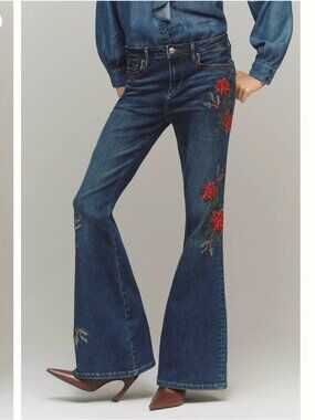 ✨ NWT Driftwood "Happy Holly" Farrah Flare Jeans – Size 24